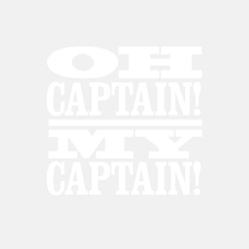 Oh Captain! My Captain! Male Tank Top