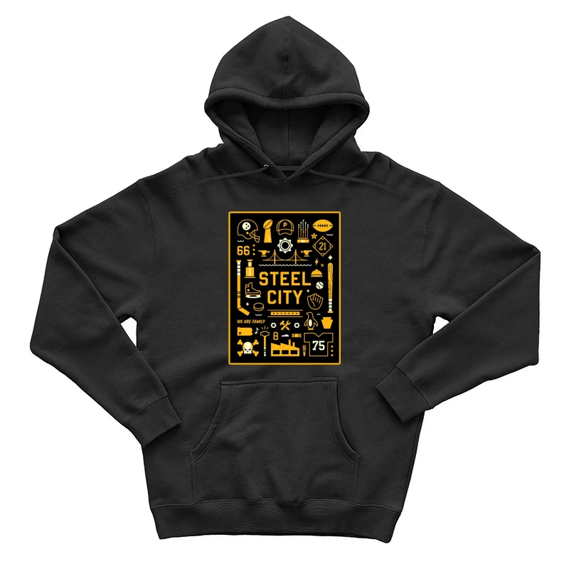 PITTSBURGH SPORTS Male Pullover Hoodie