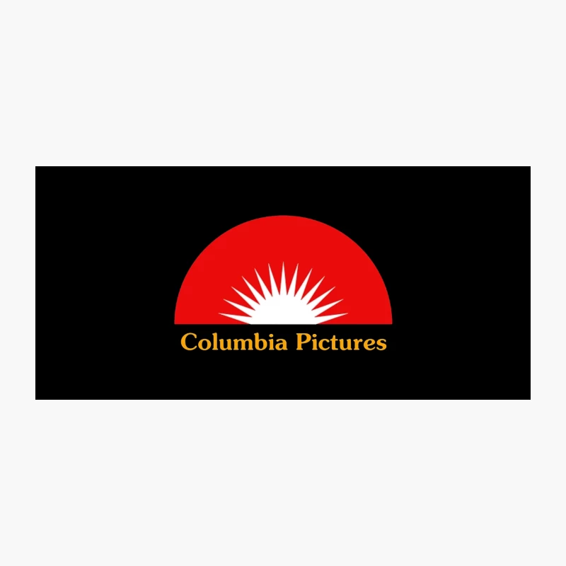 Columbia Pictures: Iconic Movie Studio Logo with Red Sunburst Coffee Mug