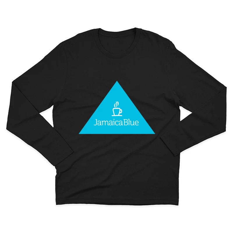 Jamaica Blue Coffee Brand Triangle Logo Male Long Sleeve T-Shirt