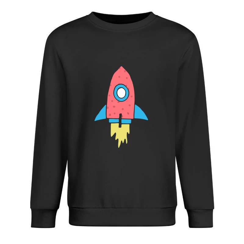 Fusée colorée en dessin animé Homme Sweat-shirt à enfiler