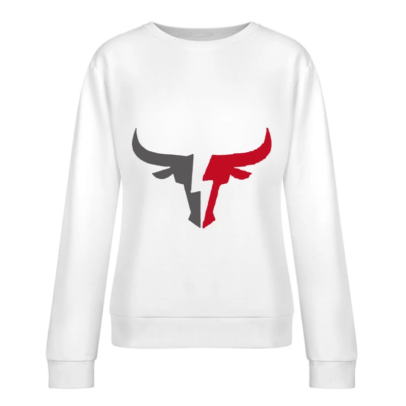 Symbol eines Bullen Damen Pullover Sweatshirt