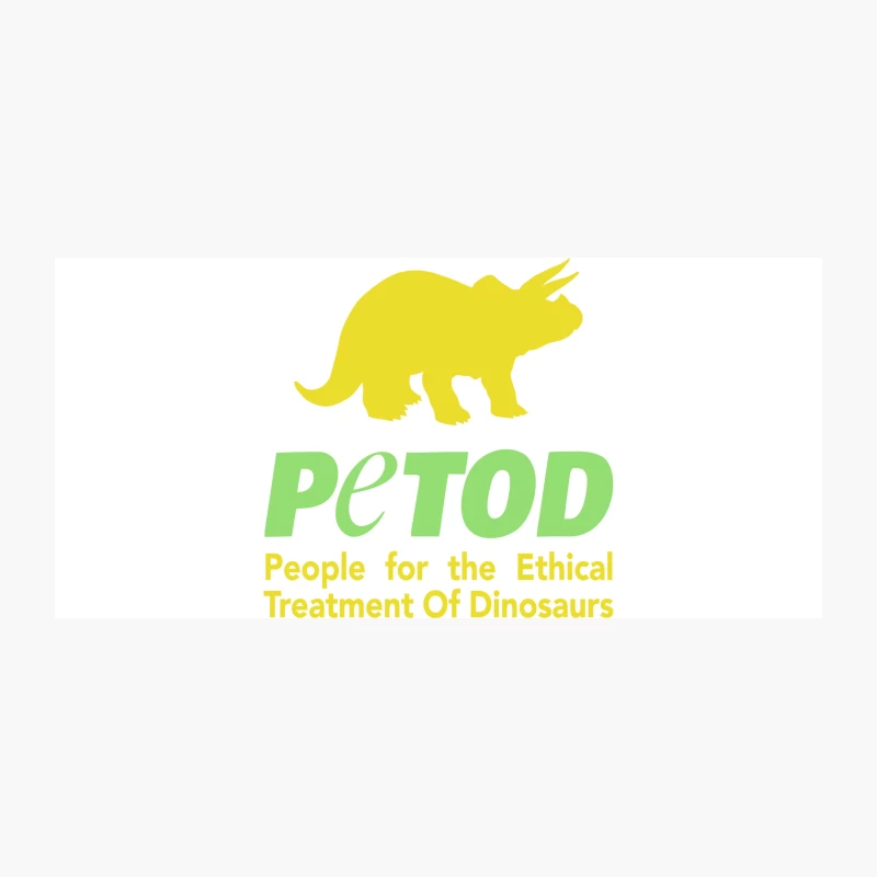 PETOD: People for the Ethical Treatment of Dinosaurs Logo Coffee Mug