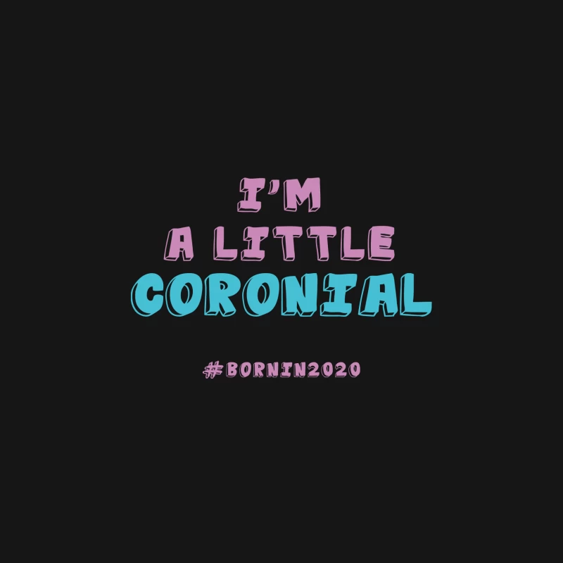 Né en 2020: Un petit coronal Homme Manches Longues T-Shirt