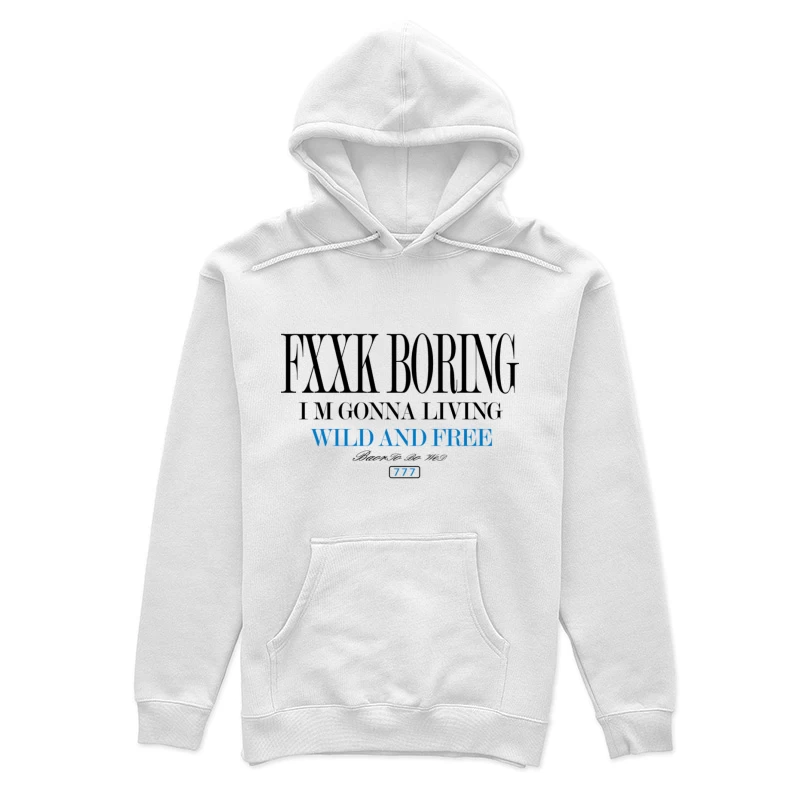 Rebellischer Lebensstil Slogan Damen Pullover Hoodie