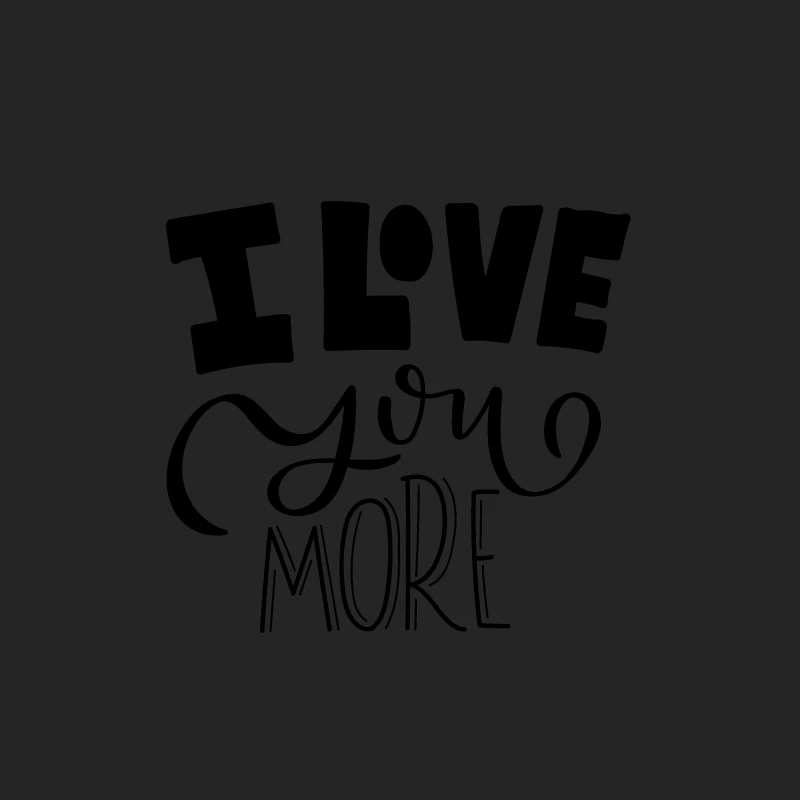 Conception Typographique Amour Femme Sweat-shirt à enfiler