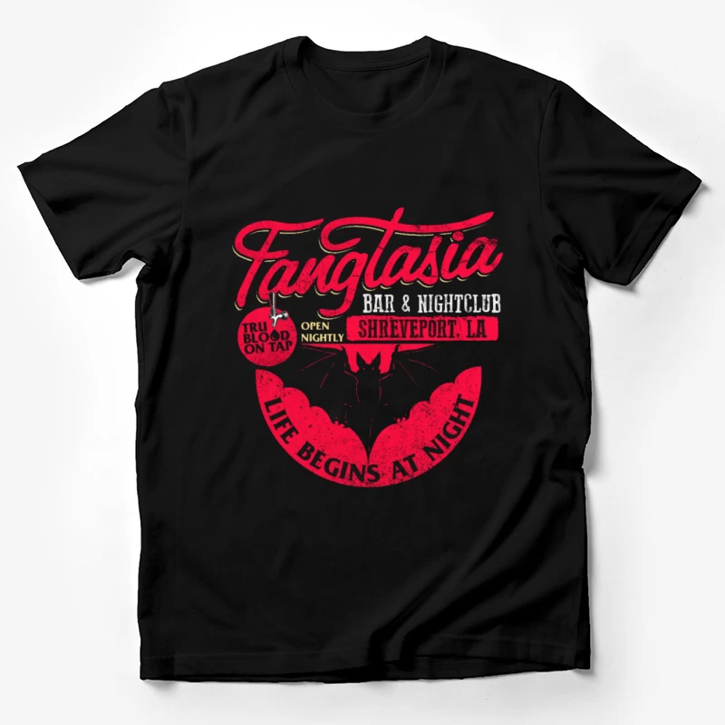 Fangtasia Nightclub Vintage Male T-Shirt