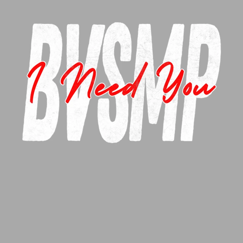 BVSMP  I Need You  80s Hip Hop Male Pullover Hoodie