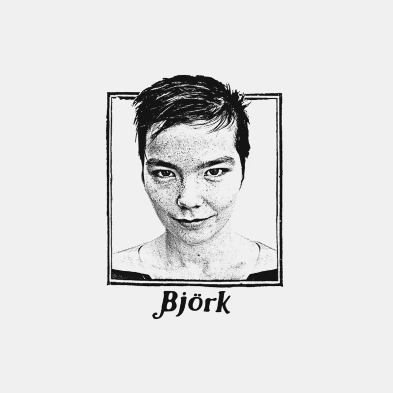 Bjork  Retro Fan Design Male Tank Top