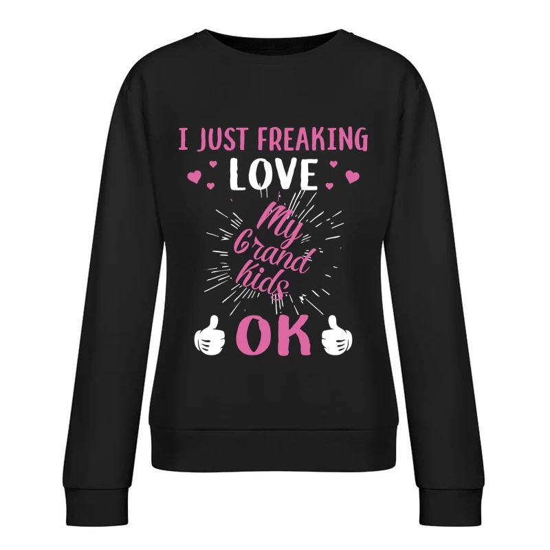 Affection des Grands-parents Femme Sweat-shirt à enfiler