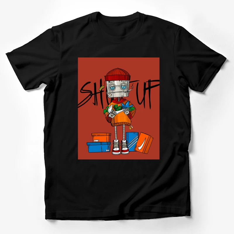 Streetwear Robot Male T-Shirt