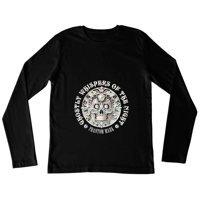 Murmures Fantomatiques de la Nuit Femme Manches Longues T-Shirt