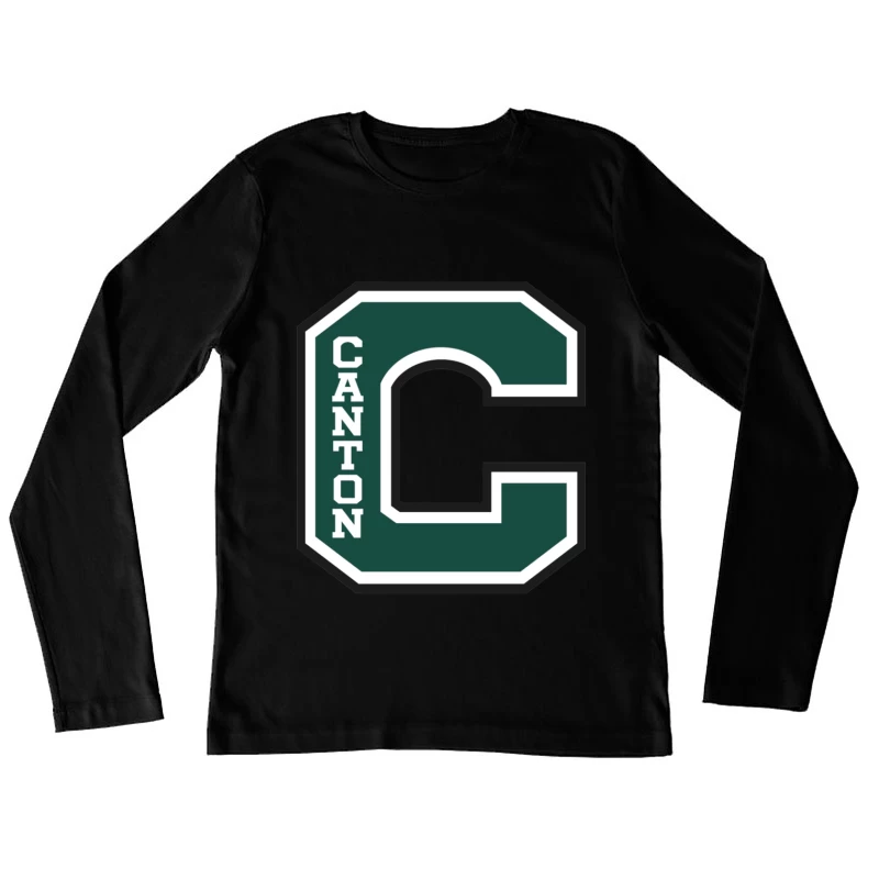 Canton Bulldogs Baseball Female Long Sleeve T-Shirt