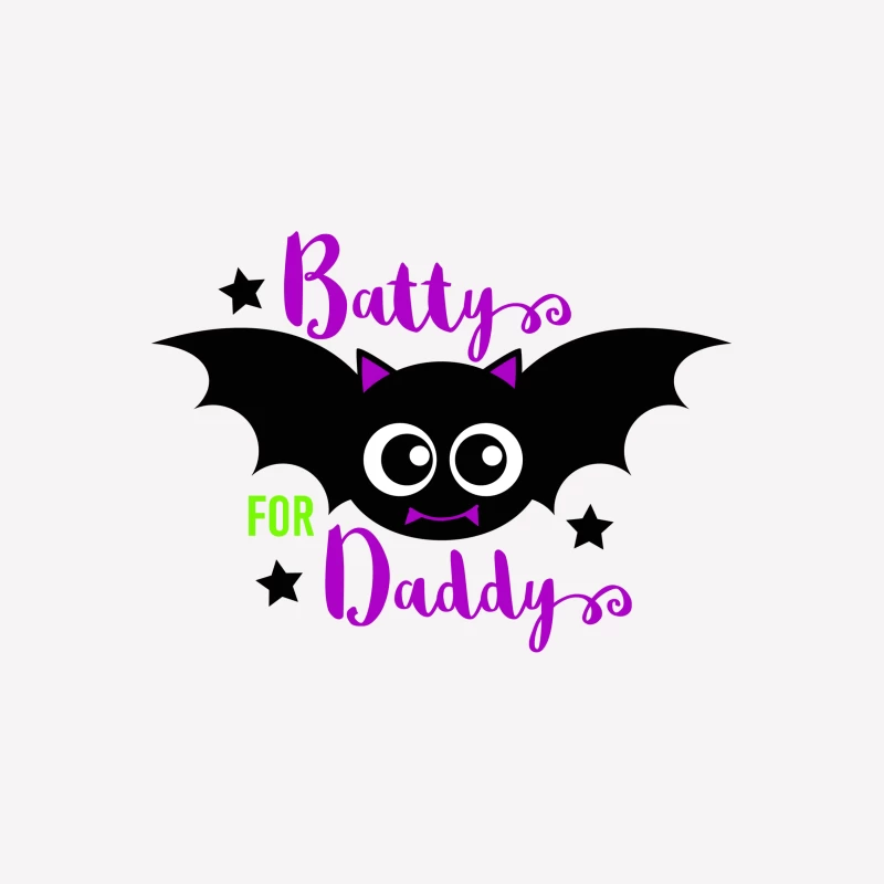 Design de chauve-souris mignon pour papa Homme T-Shirt
