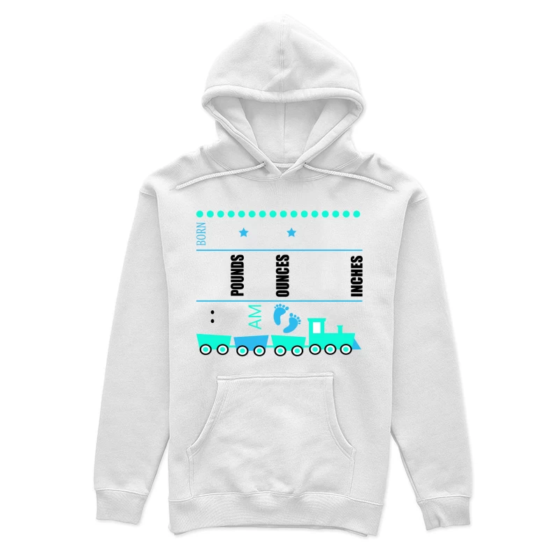 Annonce de naissance avec train Femme Sweat à capuche