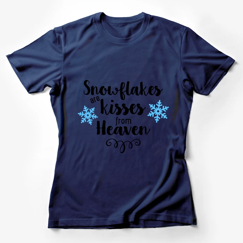 Flocons de Neige de Noël Femme T-Shirt