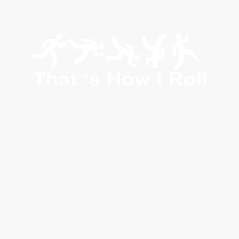 That_s How I Roll FUNNY MENS Cotton CREW NECK Cotton Tote Bag