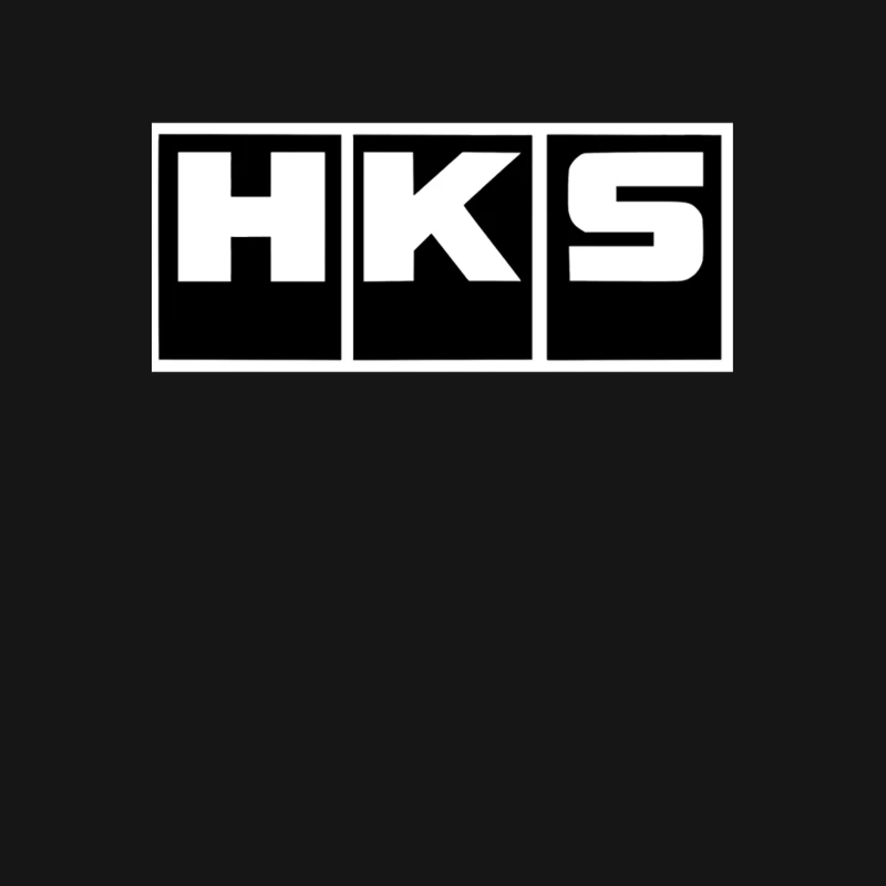 HKS Automotive Performance Brand Logo Male T-Shirt