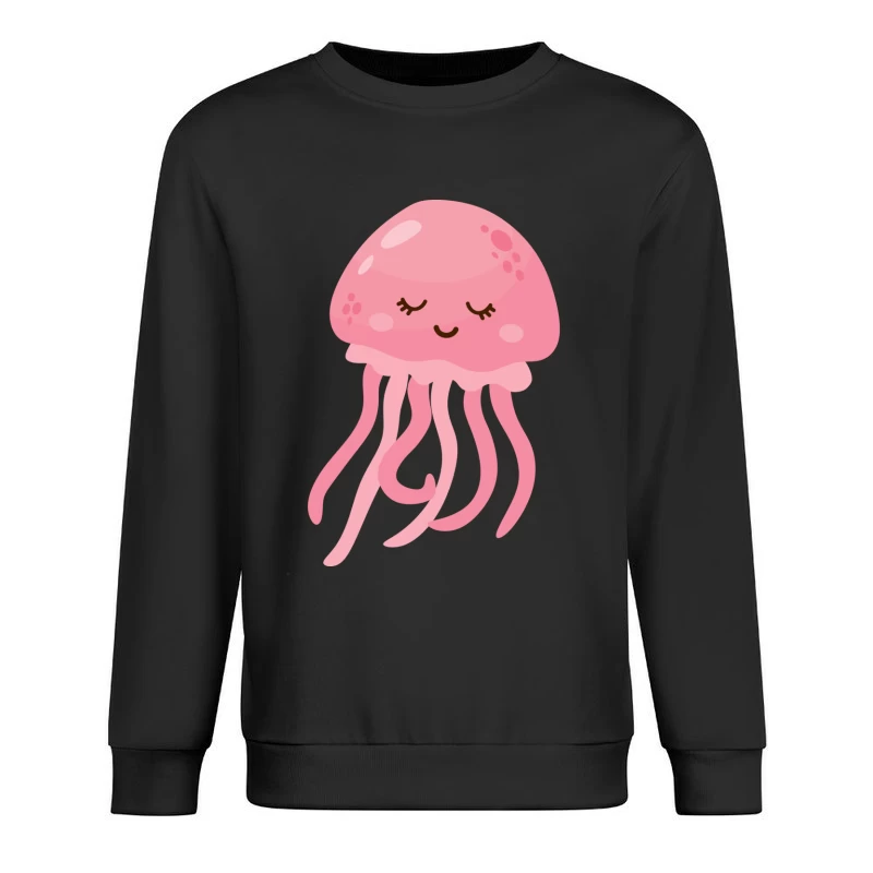 Méduses mignonnes et roses Homme Sweat-shirt à enfiler