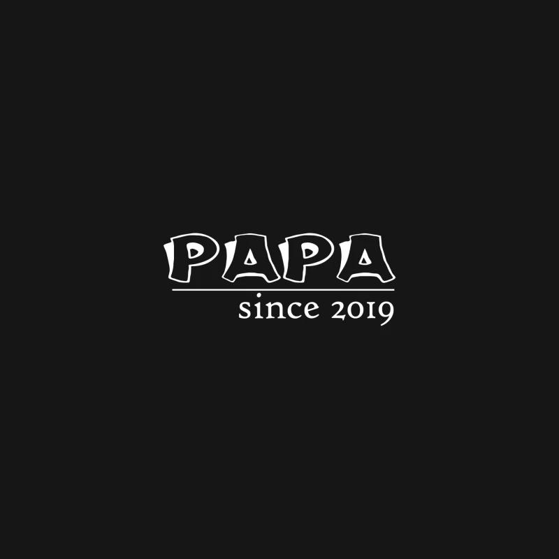 T-shirt Papa depuis 2019 Homme Manches Longues T-Shirt