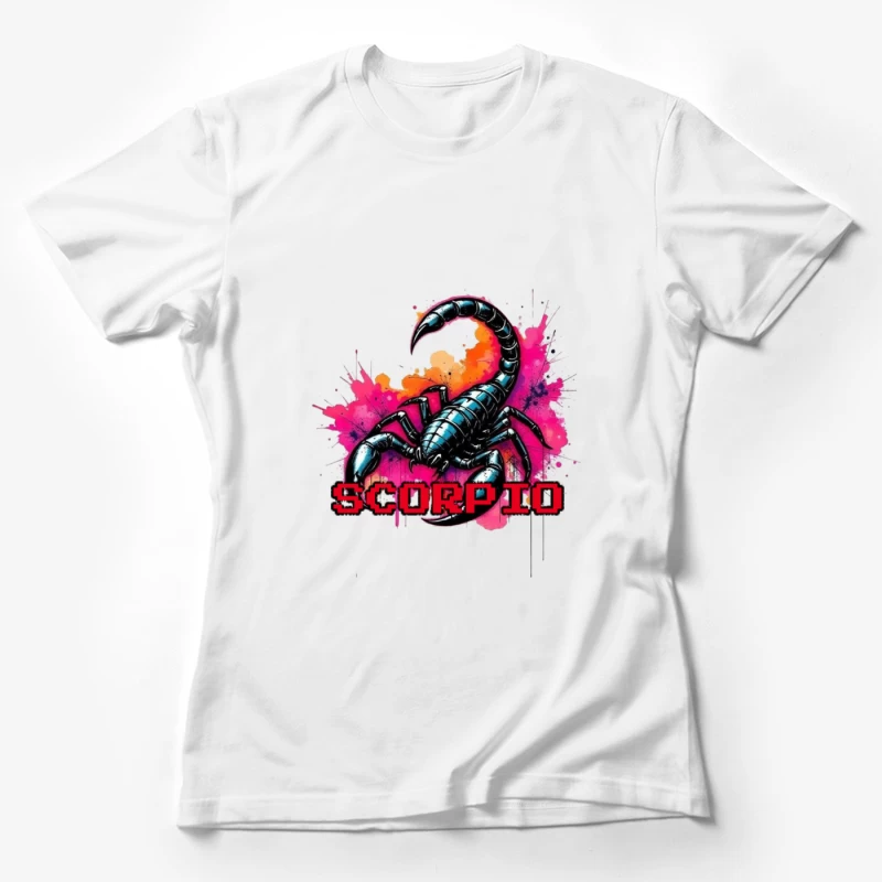 Scorpio Zodiac Art Female T-Shirt