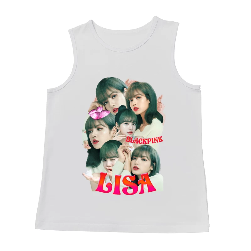 BLACKPINK Lisa - K-pop Icon in Fashion and Music Male Tank Top