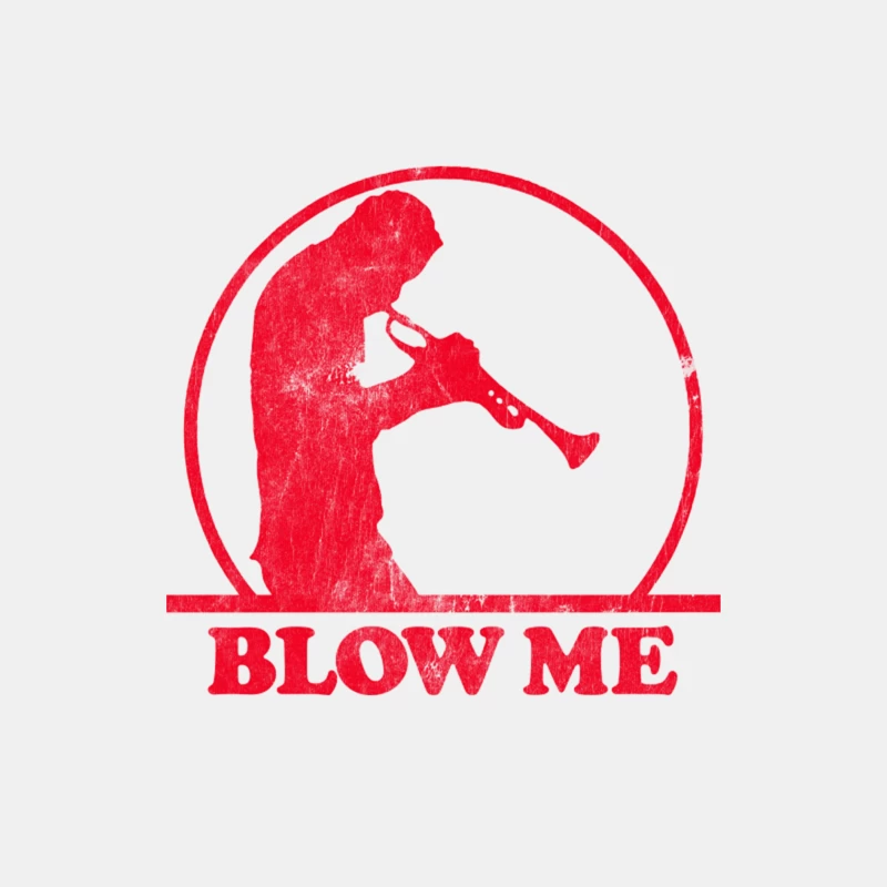 Blow Me - Humorous Trombone Player Design Male Tank Top