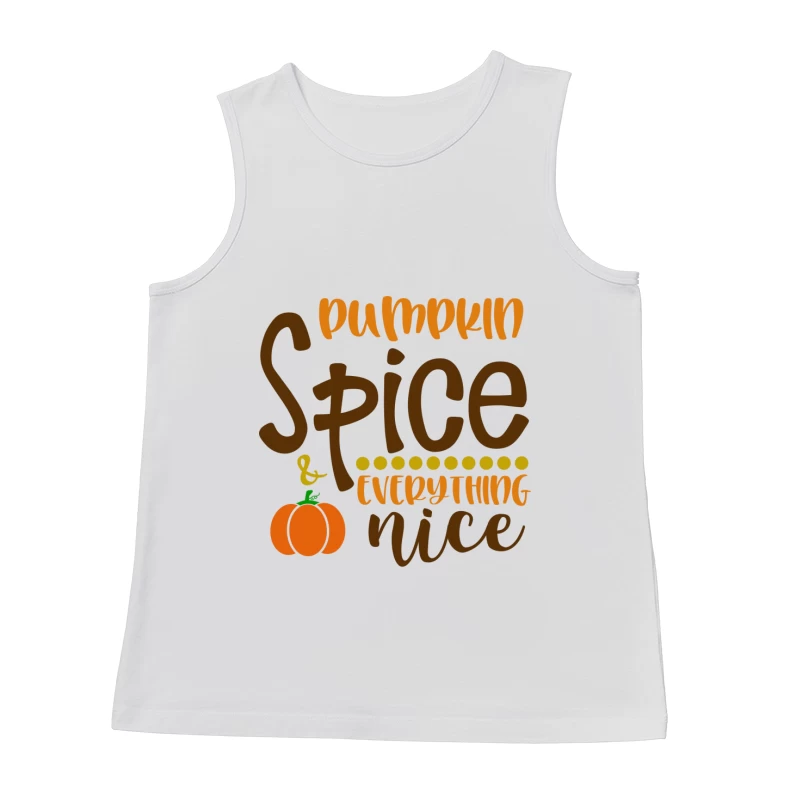 Design automnal avec épice de citrouille Homme Débardeur