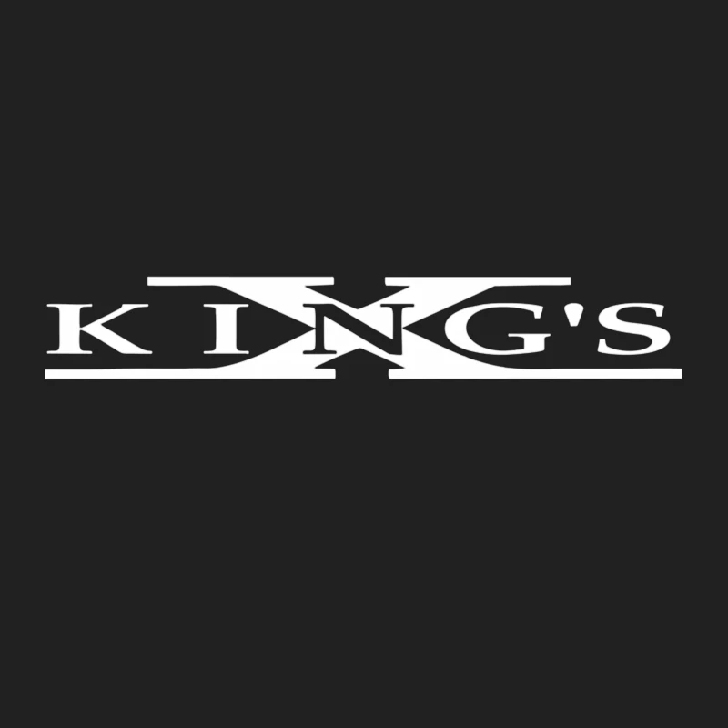 King's Text Logo Outline Design Bucket Hat