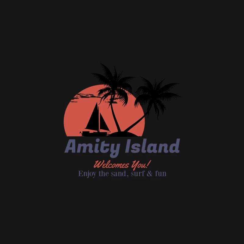 Amity Island Desk Mat