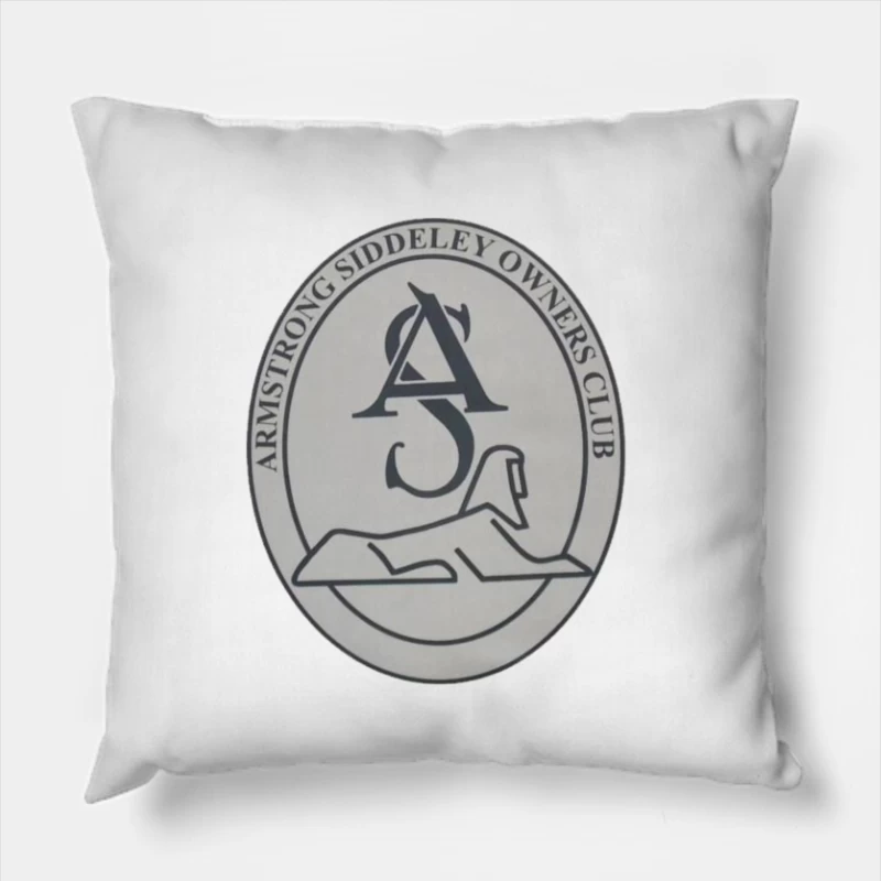 Armstrong Siddeley logo Throw Pillow