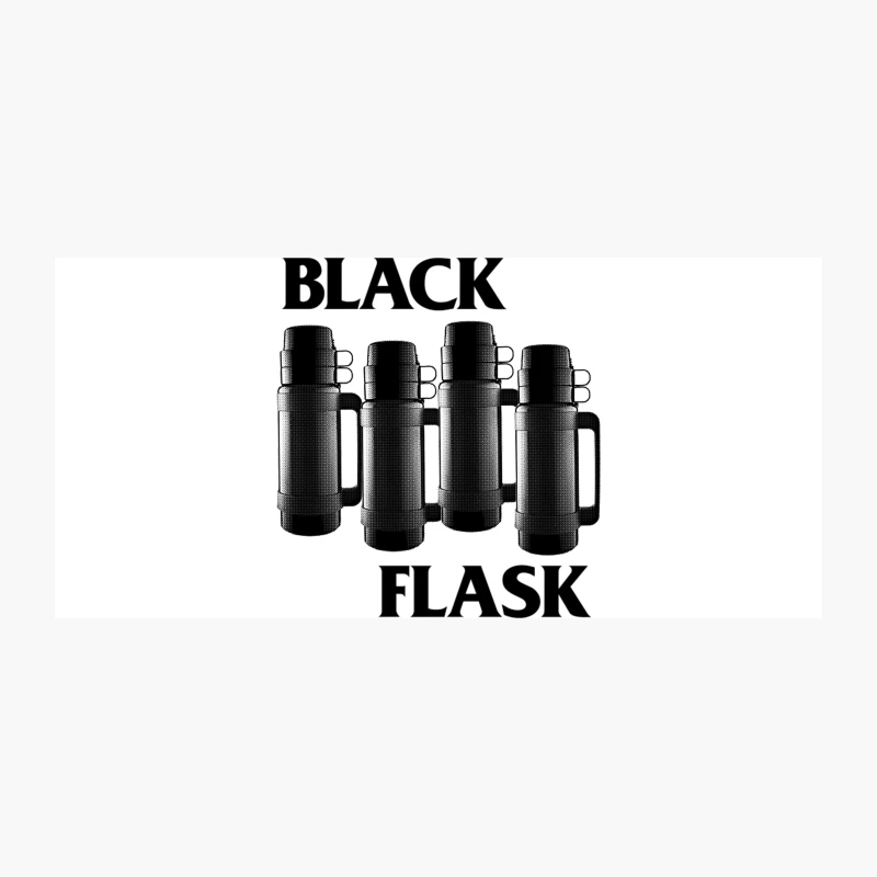 Black Flask - Black Flag Parody Design Tribute Coffee Mug
