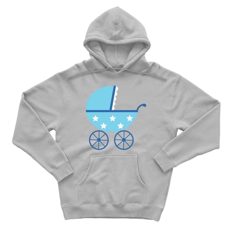 Landau bleu avec étoiles blanches Homme Sweat à capuche