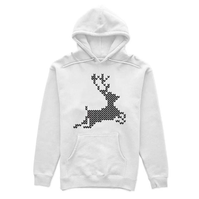 Cerf Géométrique en Pixels Femme Sweat à capuche