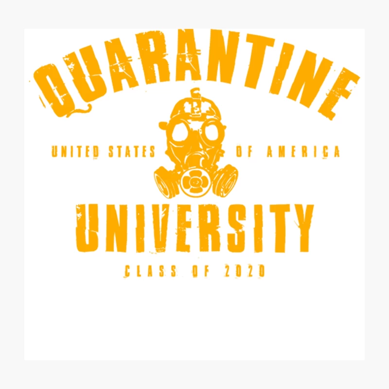 Quarantine University Throw Pillow