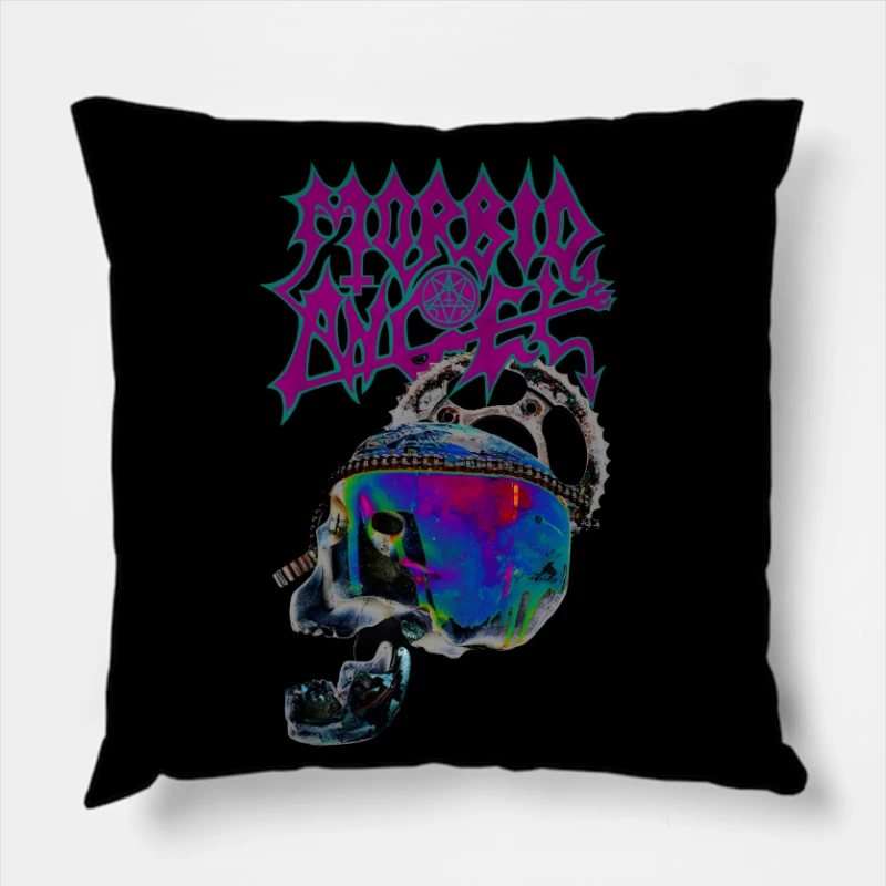 Morbid Angel Band Throw Pillow