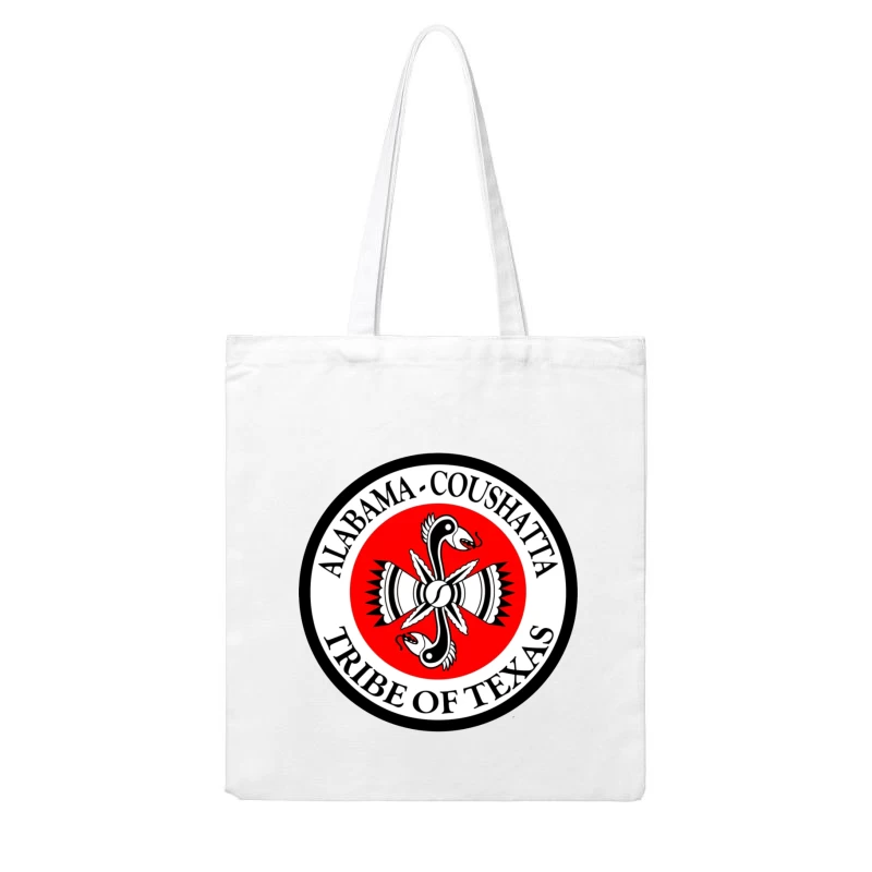 Alabama-Coushatta Tribe of Texas Official Seal Logo Cotton Tote Bag