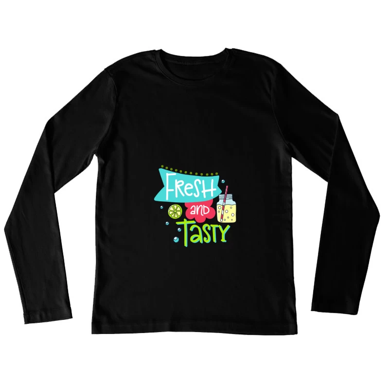 Boisson d'Été Fraîche et Savoureuse Femme Manches Longues T-Shirt