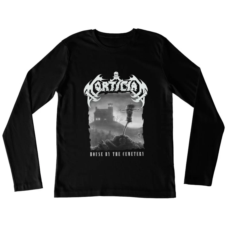 Mortician House By The Cemetery Female Long Sleeve T-Shirt