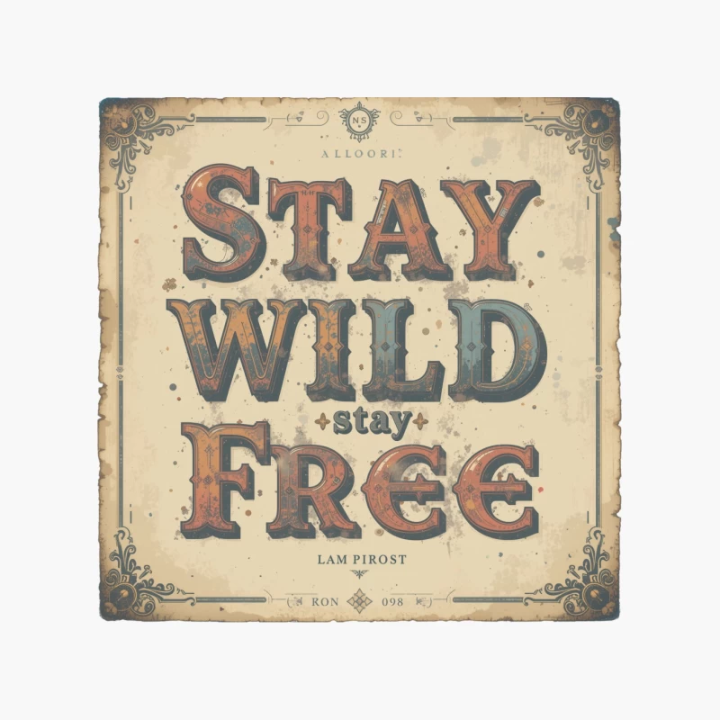 Vintage Inspirational Typography Design Cotton Tote Bag