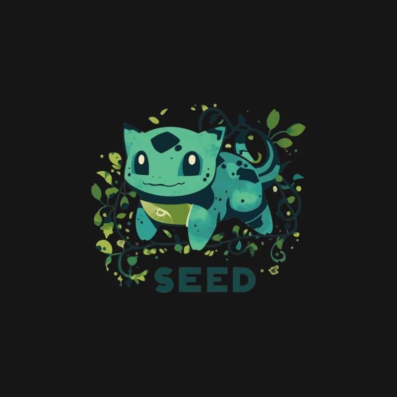 Adorable Bulbasaur: The Grass-type Pokemon Seed Female Long Sleeve T-Shirt