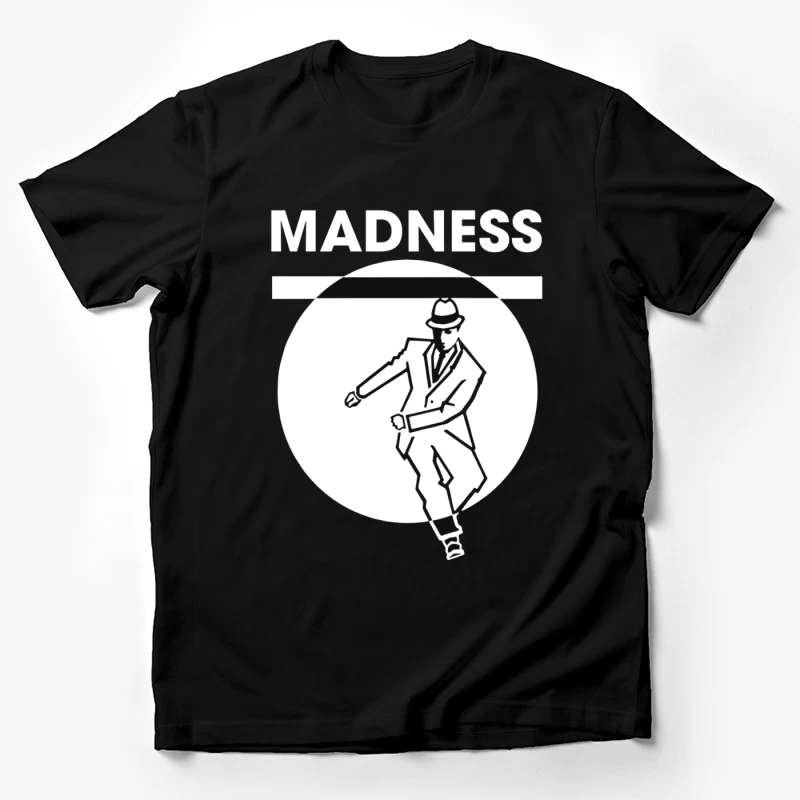 Ska Dance Madness Silhouette Logo Male T-Shirt