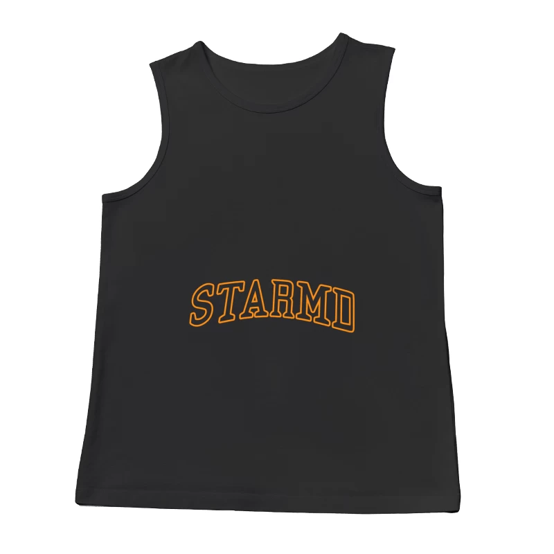 STARMED Orange Schriftzug Herren Tanktops