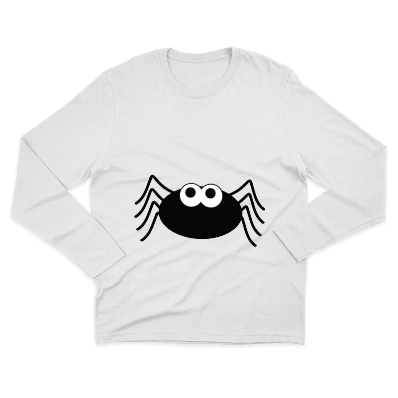 Dessin de silhouette d'araignée Homme Manches Longues T-Shirt