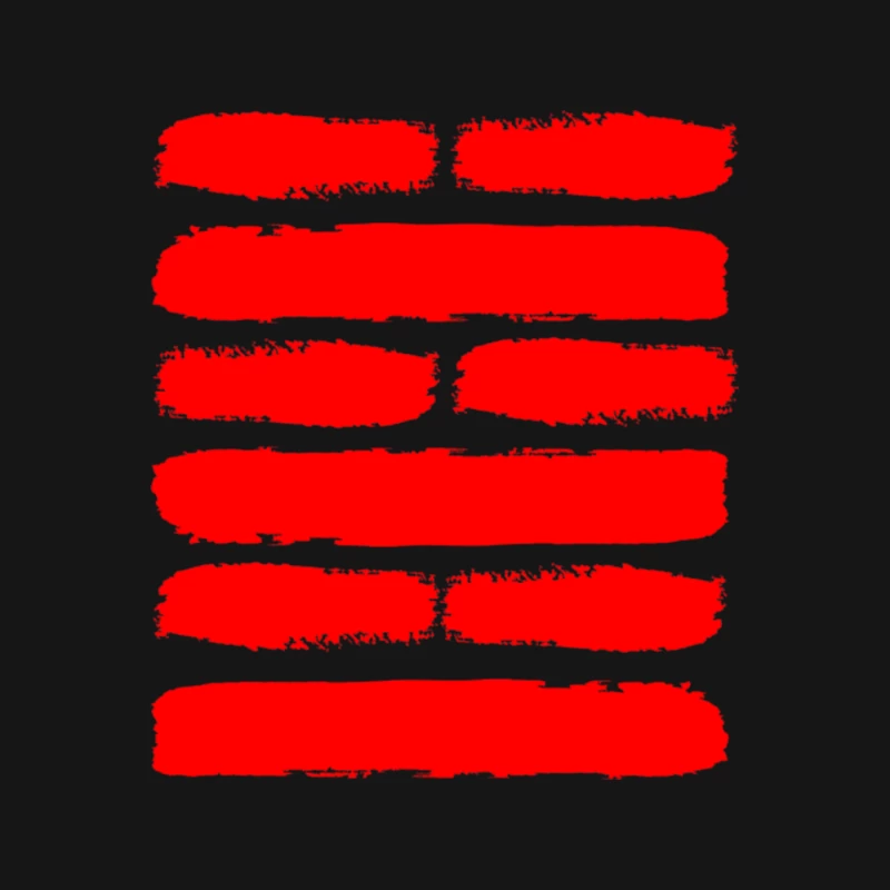 Snake Eyes Hexagram Symbol - Arashikage Clan paint daub Mouse Pad