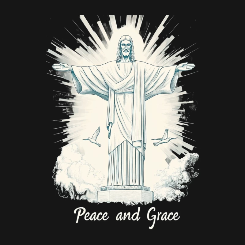 Christ the Redeemer: Iconic Religious Monument of Rio de Janeiro Male Long Sleeve T-Shirt
