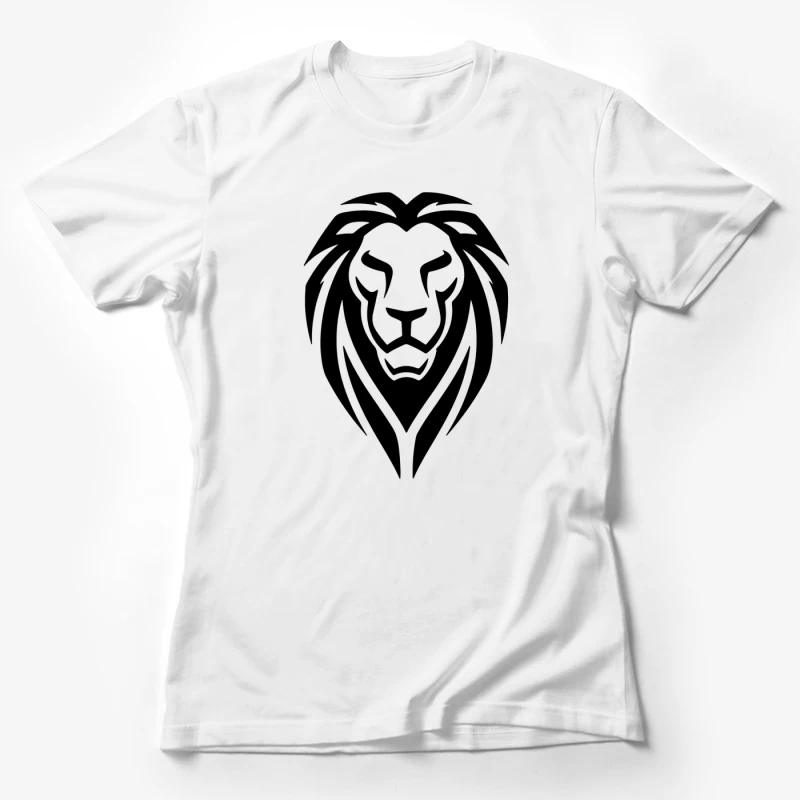 Lion Head Tattoo Tribal Female T-Shirt