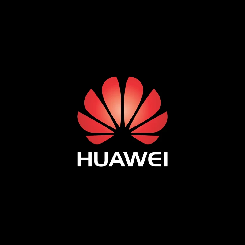 Huawei Red Corporate Logo Design Desk Mat