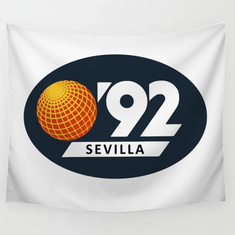 Expo '92 Sevilla World's Fair Logo Tapestry