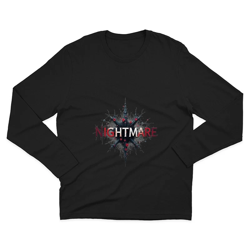 Nightmare Horror Graphic Design Male Long Sleeve T-Shirt